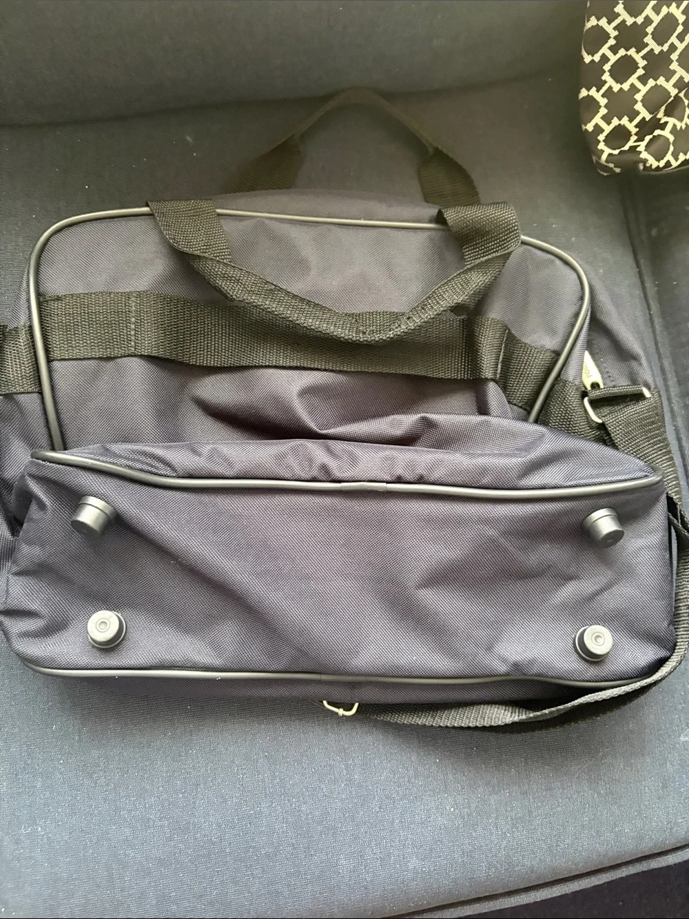 Forcast Men's Navy Blue Laptop Messenger Bag